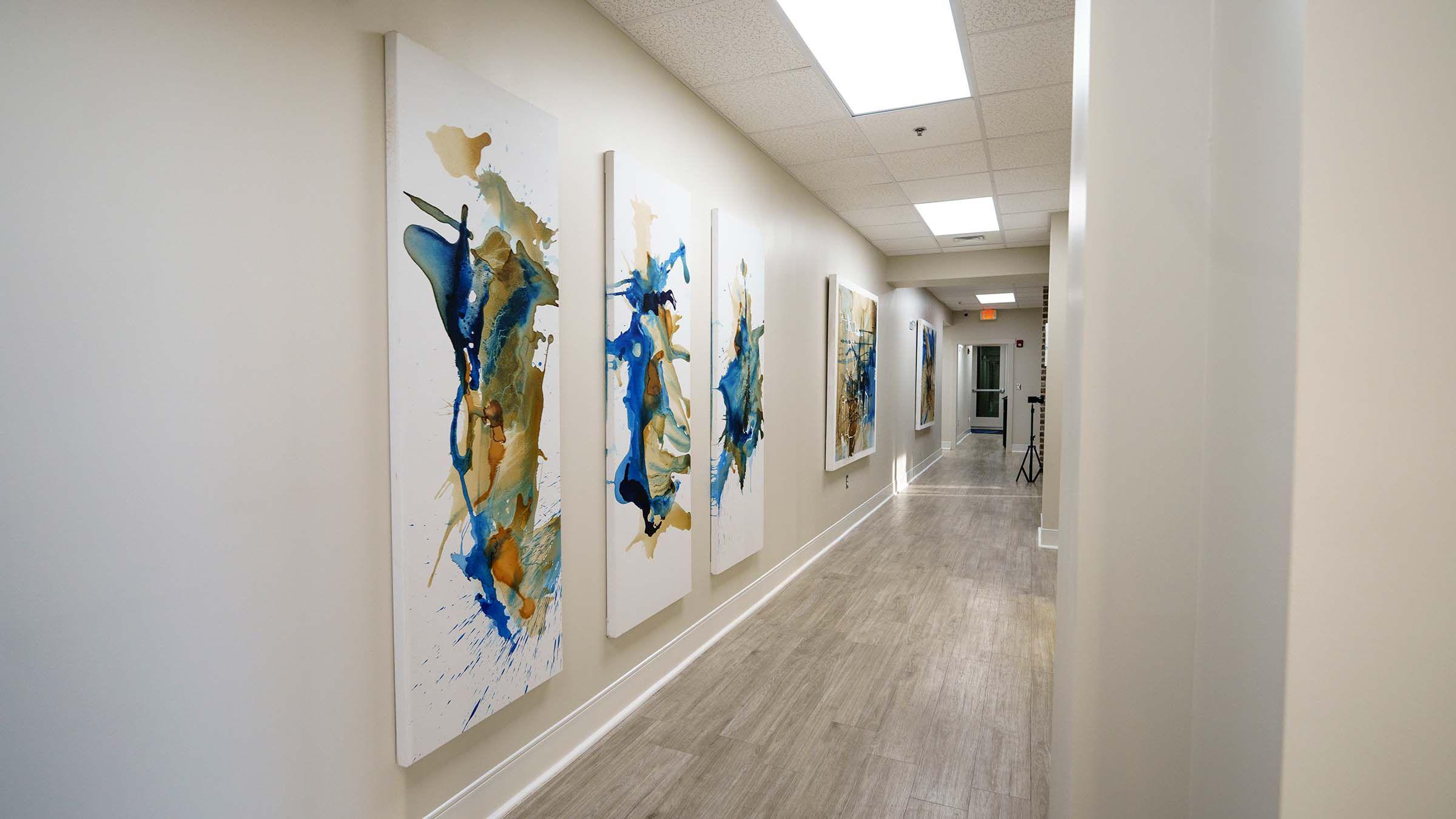 Pinnacle Research hallway